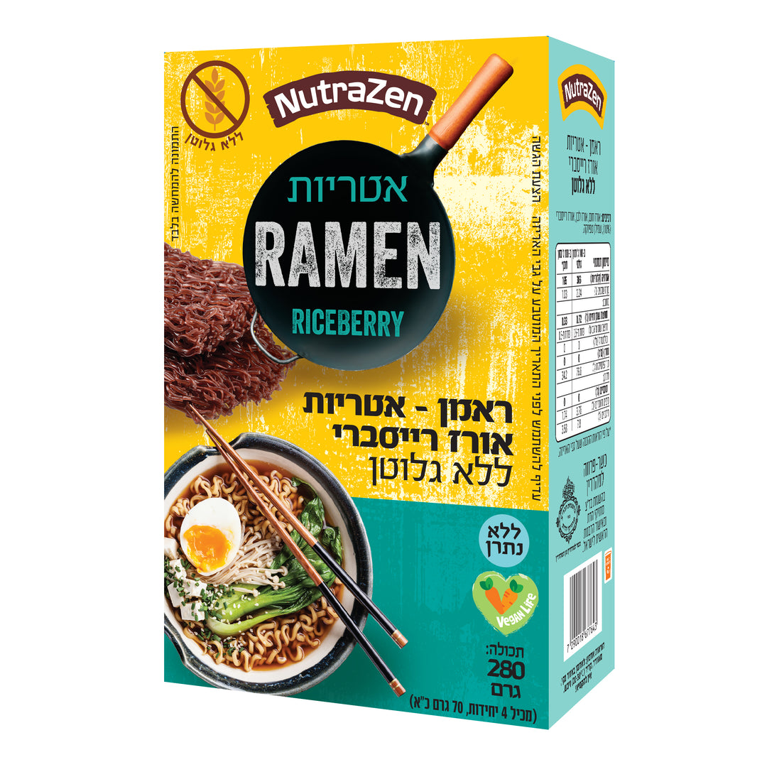 אטריות ראמן רייסברי|ללא גלוטן| 280 גרם