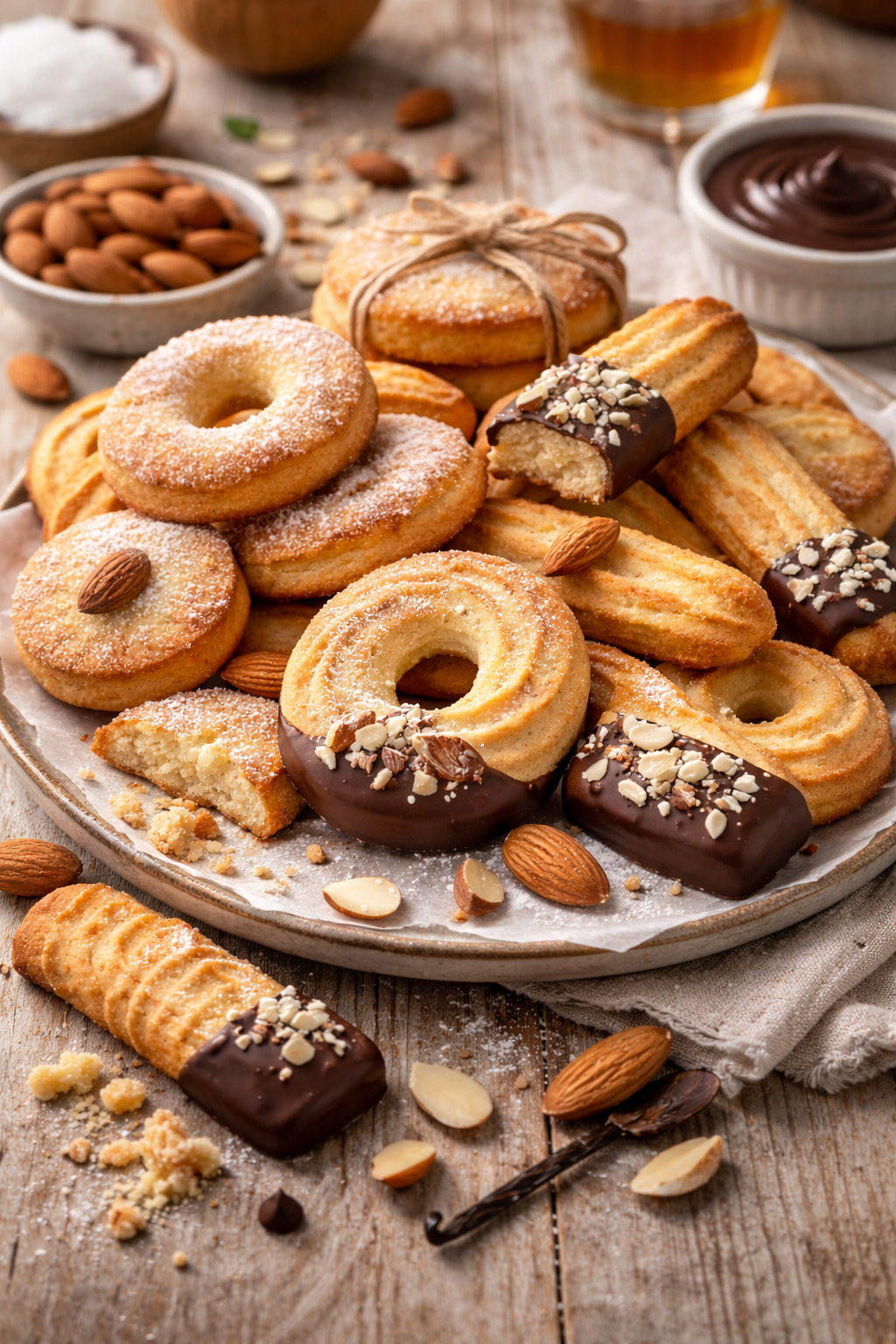 עוגיות ביסקוויט שקדים מתערובת הפלא (ללא חשש קטניות)