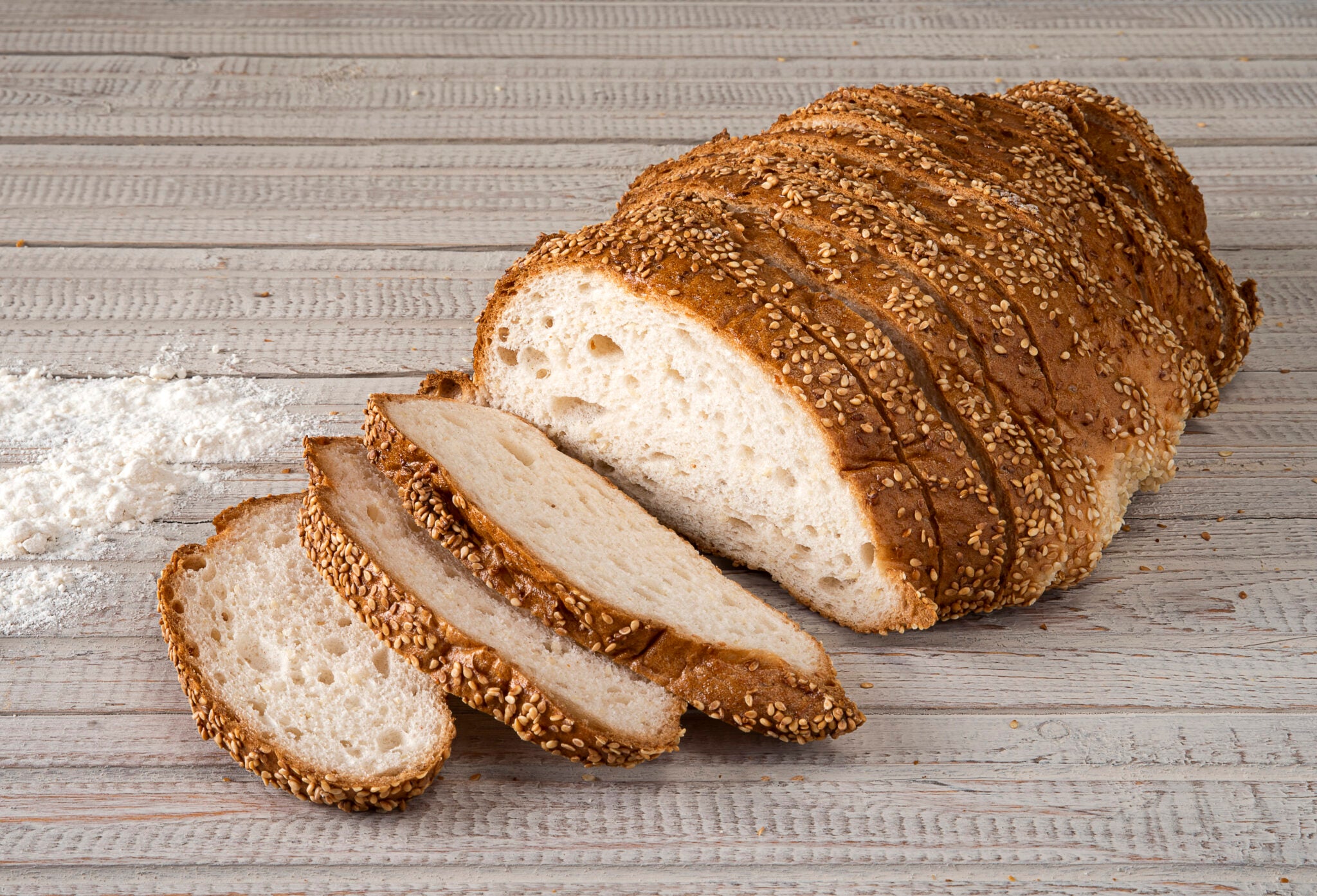 לחם לבן בתבנית